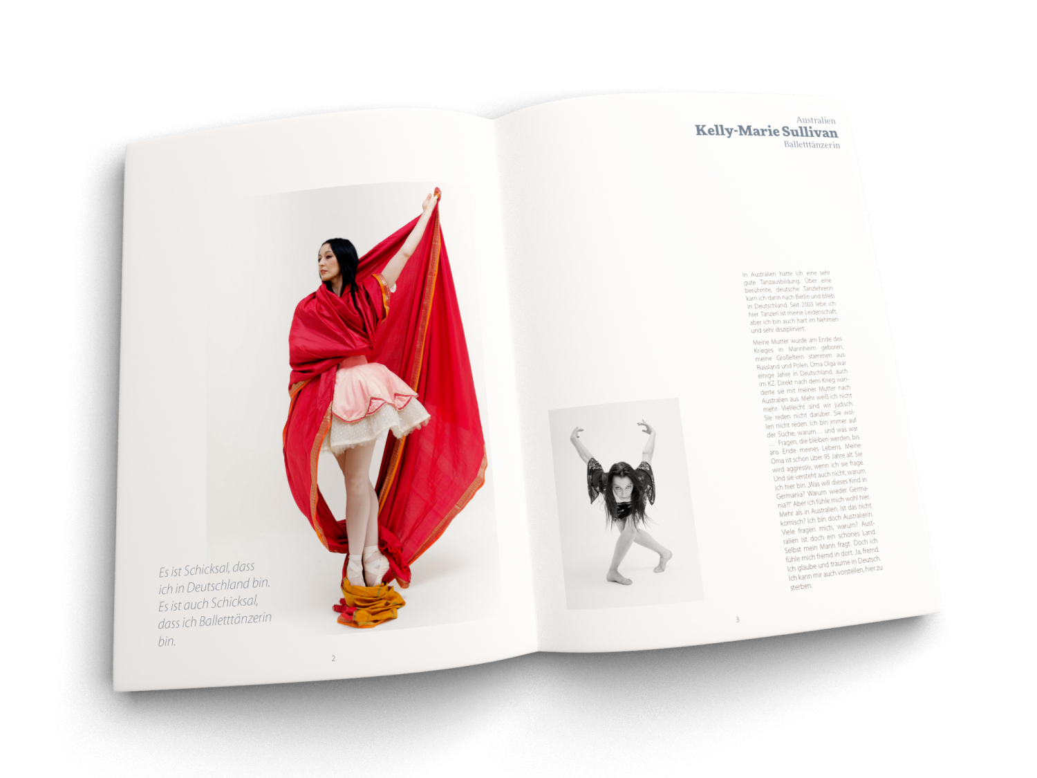 Das Buch Heimat Ansicht einer Doppelseite des Innenteils